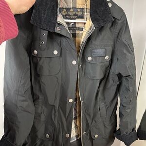Barbour Womens Field Jacket With Tartan/Plaid Lining